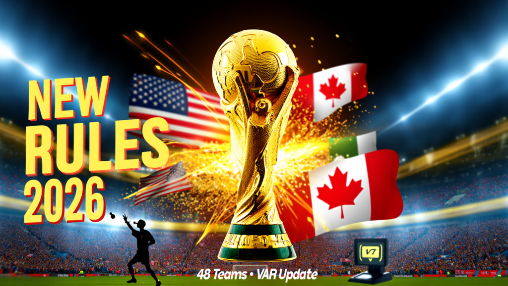 ফিফা বিশ্বকাপ ২০২৬
World Cup 2026 rules
বিশ্বকাপ নতুন নিয়ম
VAR rules 2026
football new rules
